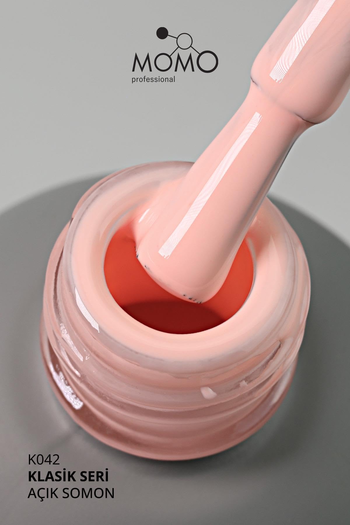 MOMO professional Kalıcı Oje K042 Açık Somon 4 ml