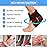 Comfpack Ankle Ice Pack Wrap Heel Ice Pack for Pain Relief, Hot Cold Therapy Cold Pack for Plantar Fasciitis, Achilles Tendonitis, Ankle Sprain, Foot Pain, 2Packs
