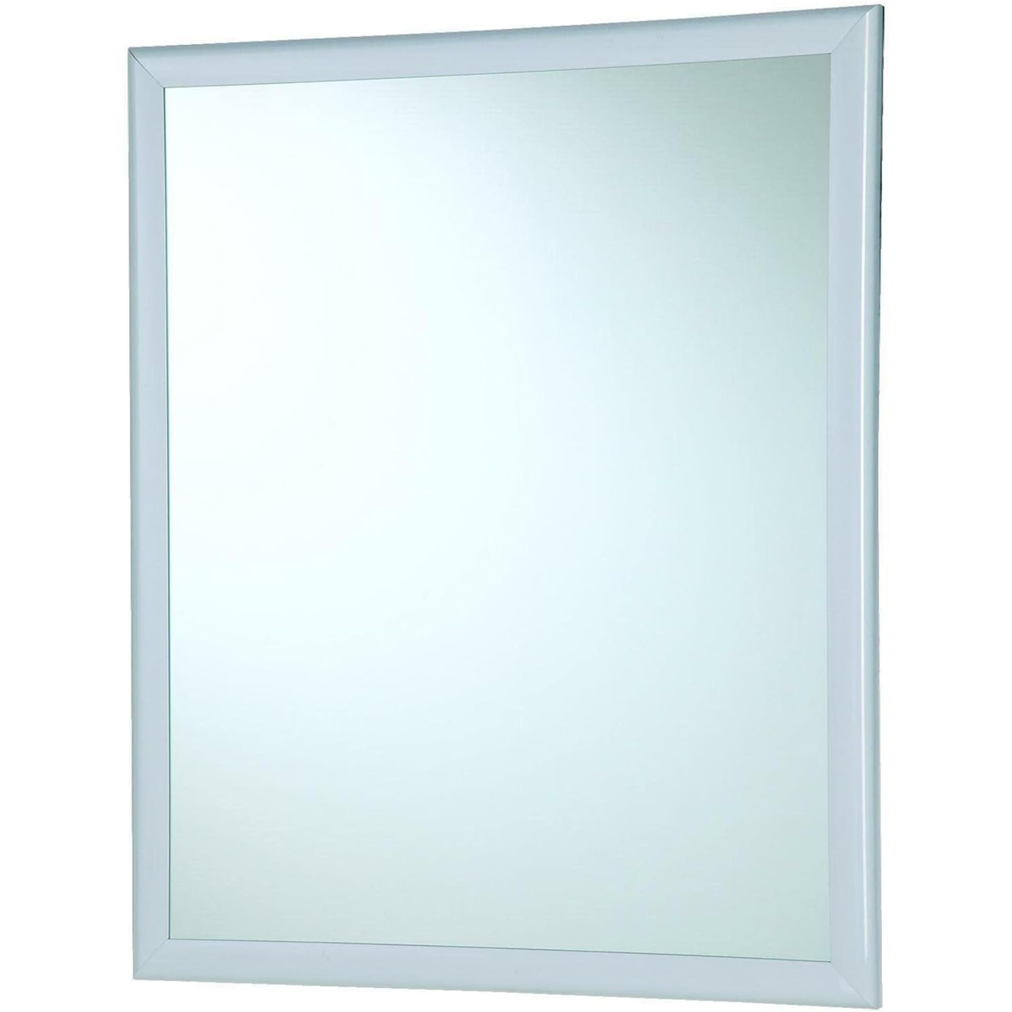 Feridras 332011 Specchio con Cornice, ABS, Bianco, 2x50x60 cm