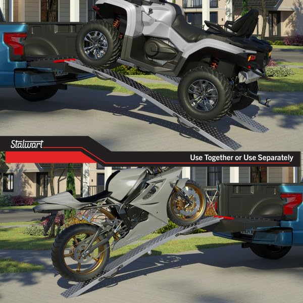 Rampas plegables 77 pulgadas set de 2 para ATV y motos miniatura 3