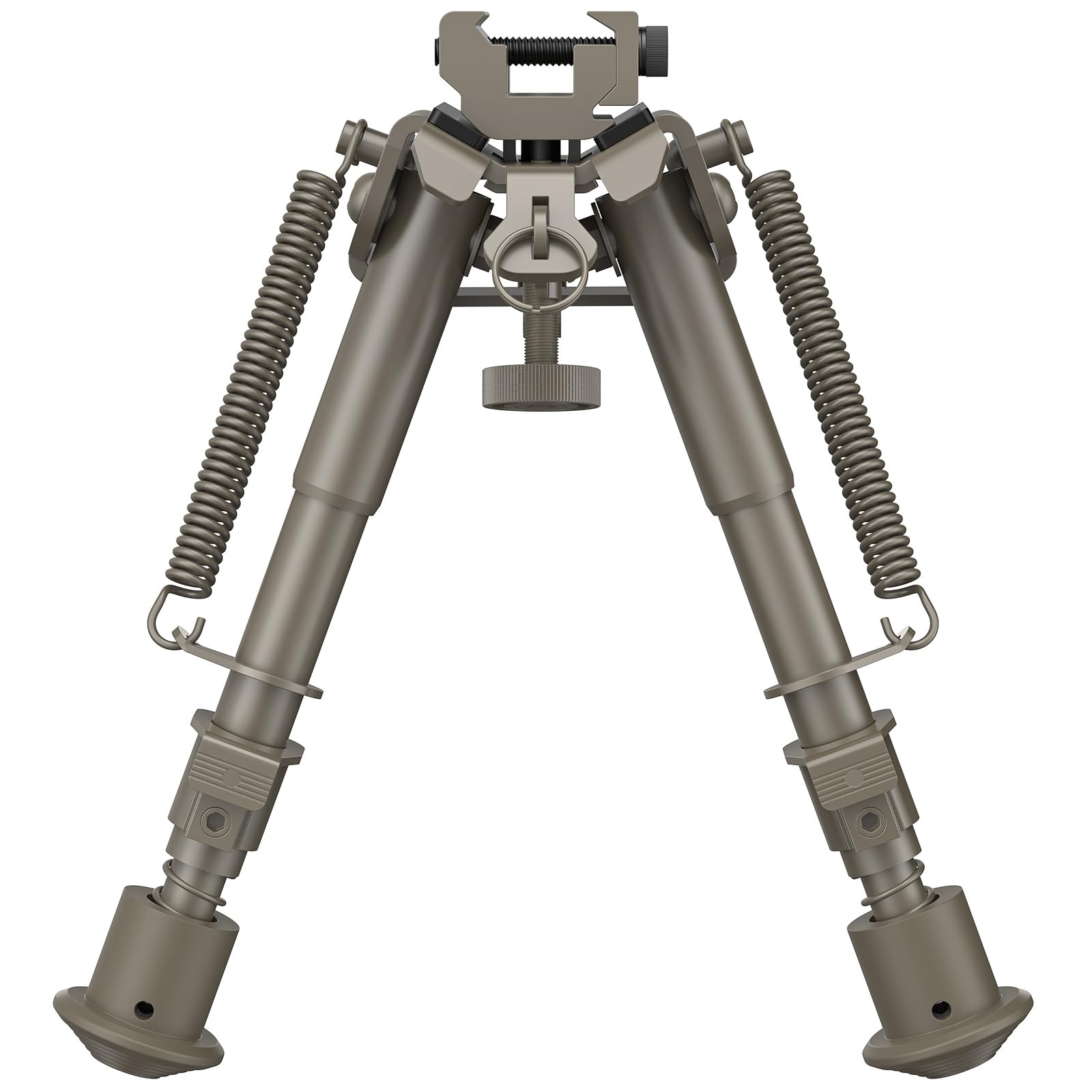 CVLIFE 6-9 Inches Picatinny Bipod Adjustable Spring Return with Picatinny Adapter