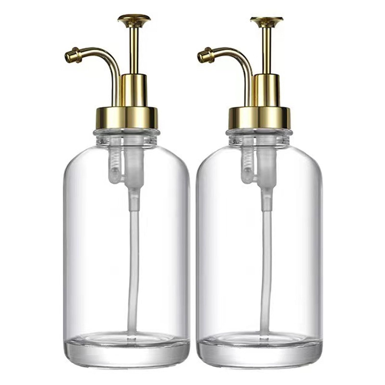 Botellas de jarabe espesadas de 500ml juego de dispensadores para evitar goteos