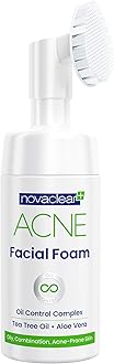 Acne Facial Foam – Face Wash with Tee Tree Oil, Aloe Vera & Oil Control Complex for Oily & Acne-Prone Skin 100 ML