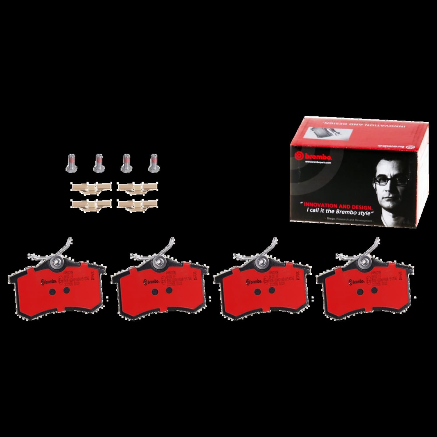 Brembo P85020N Rear Disc Brake Pad