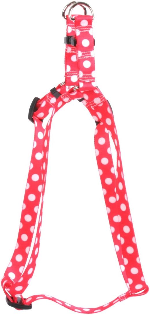 Yellow Dog Design Step-In Harness, Large, Gumballs, Black