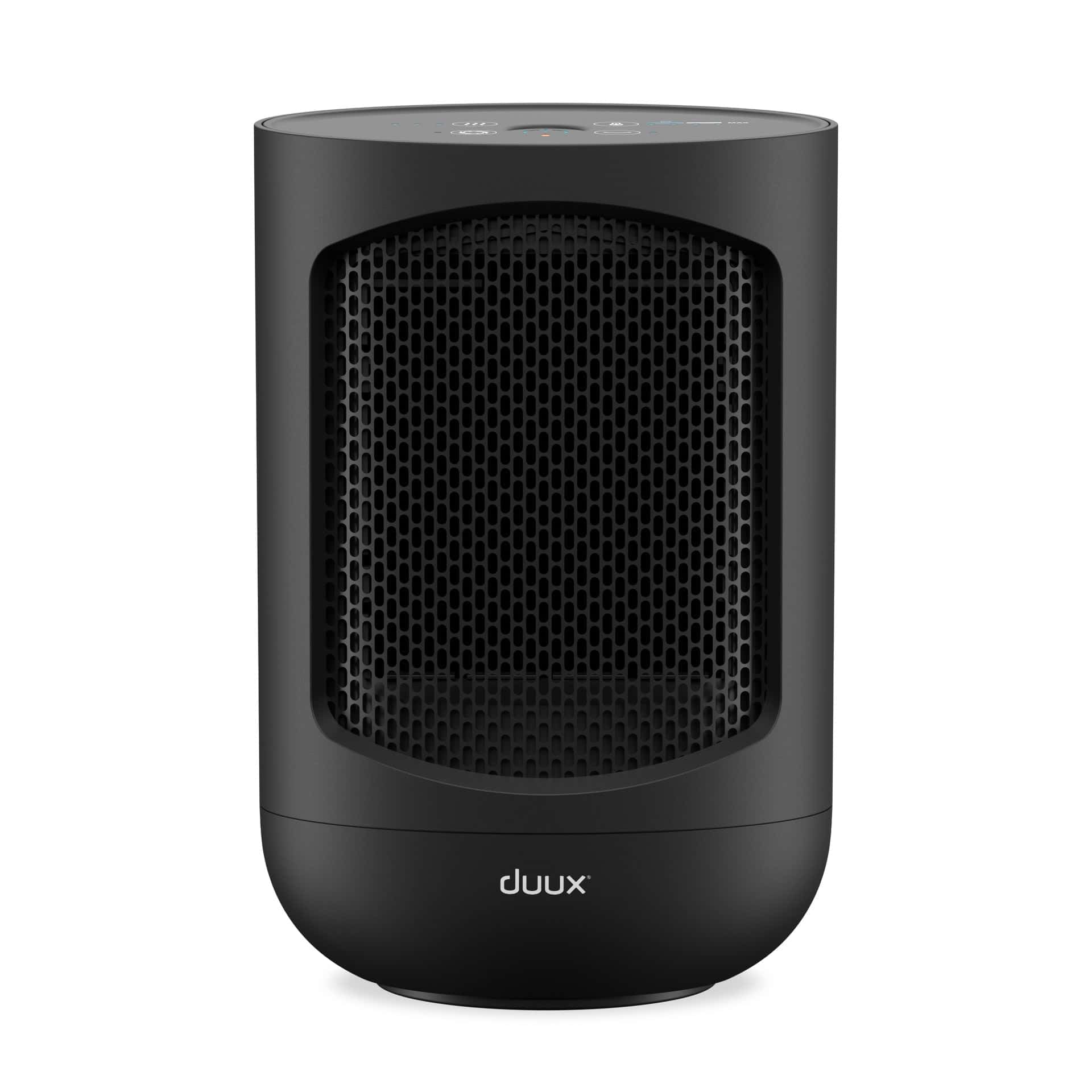 Duux Zone ceramiczny grzejnik elektryczny, 1500 W, 3-stopniowy termowentylator, termostat i oscylacja, certyfikat IP21, czarny