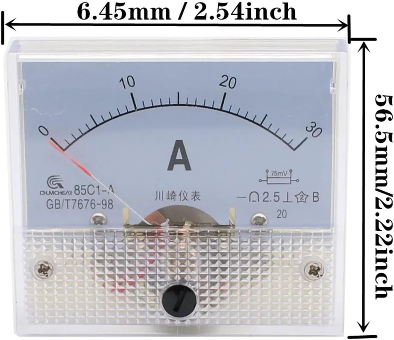 1pcs 85C1 DC Analog Panel Voltmeter Ammeter Amp Volt Meter Gauge 1A 5A 10A 20A 30A 50A 75A 100A 150A 200A 250A 300A 400A 500A(150A)
