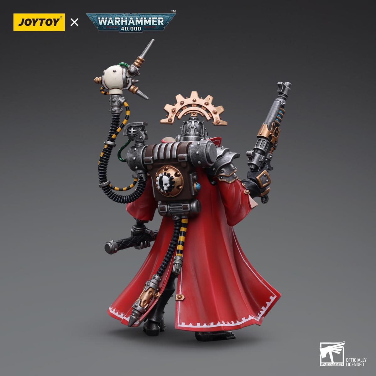 JOYTOY 1/18 Action Figures - Warhammer 40,000 Adeptus Mechanicus Skitarii Marshal - 4‘’,Classic Character,Collectible,Age 15 and Above