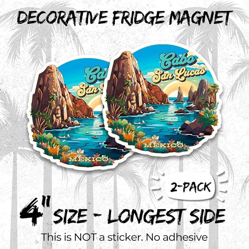 Imán decorativo Cabo San Lucas de 4 pulgadas pack 2 miniatura 2