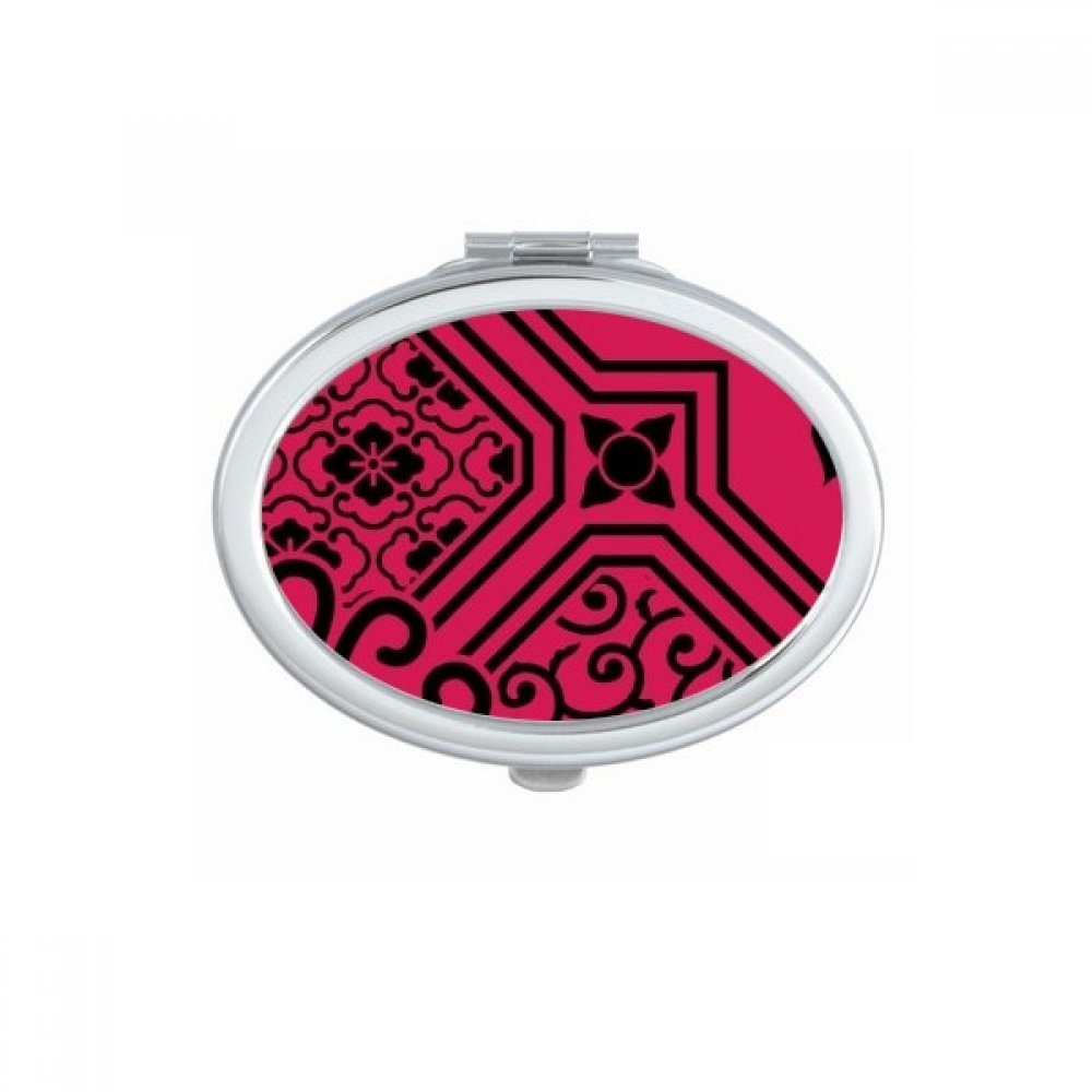 Miroir compact de maquillage portable et mignon pour des retouches faciles