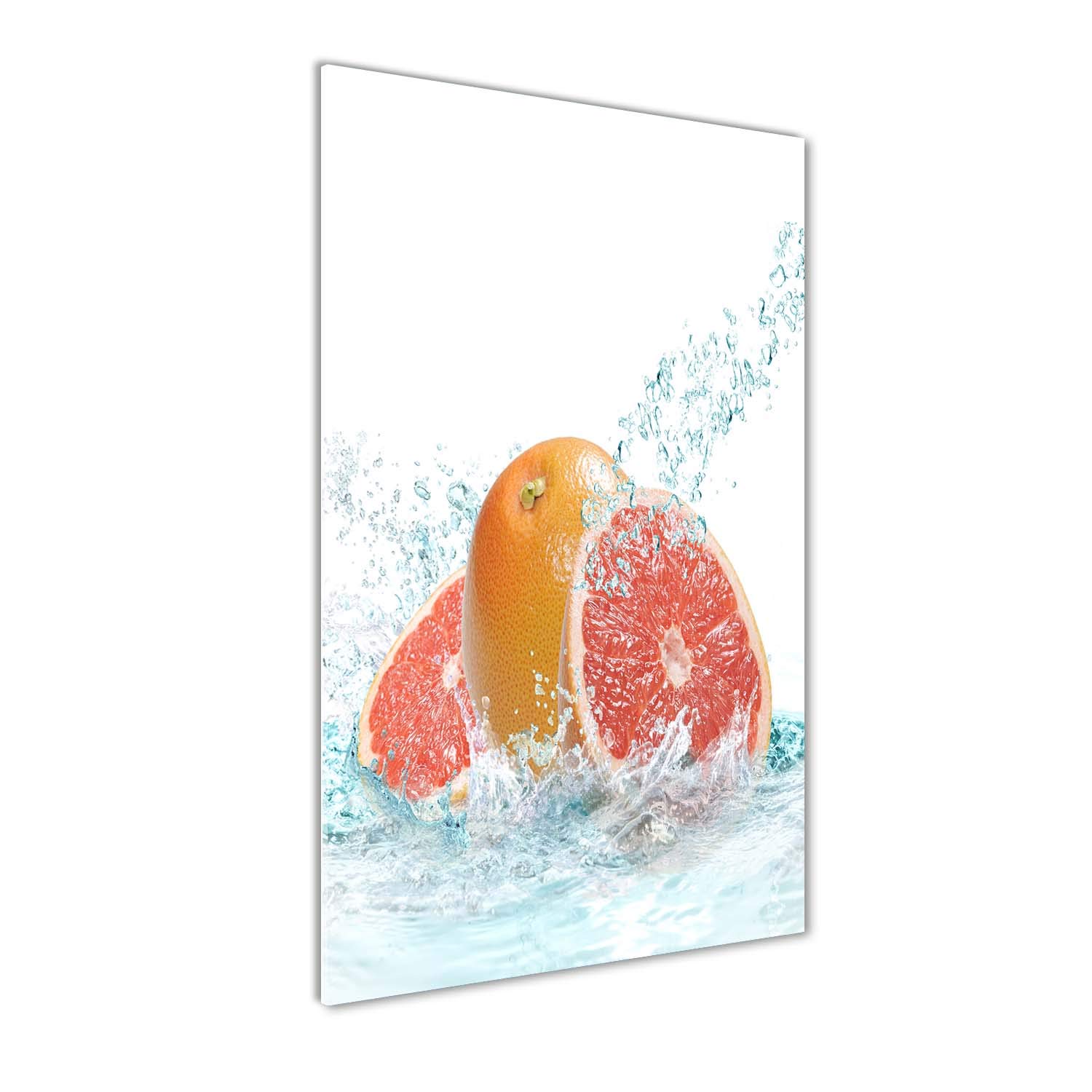 Déco mural derrière le plastique Tulup 50x100 - Impression sur verre acrylique de fruits