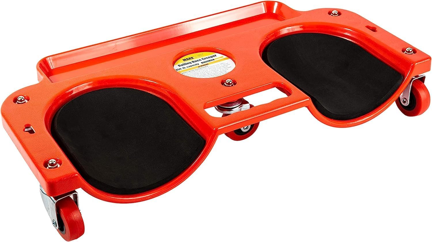 MaxWorks 50916 MaxxHaul Rolling Knee Creeper/Pads ABS High Impact Frame