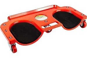 MaxWorks MaxxHaul Rolling Knee Creeper with ABS High-Impact, Adjustable Kneepads and 5 Swivel Castor Wheels