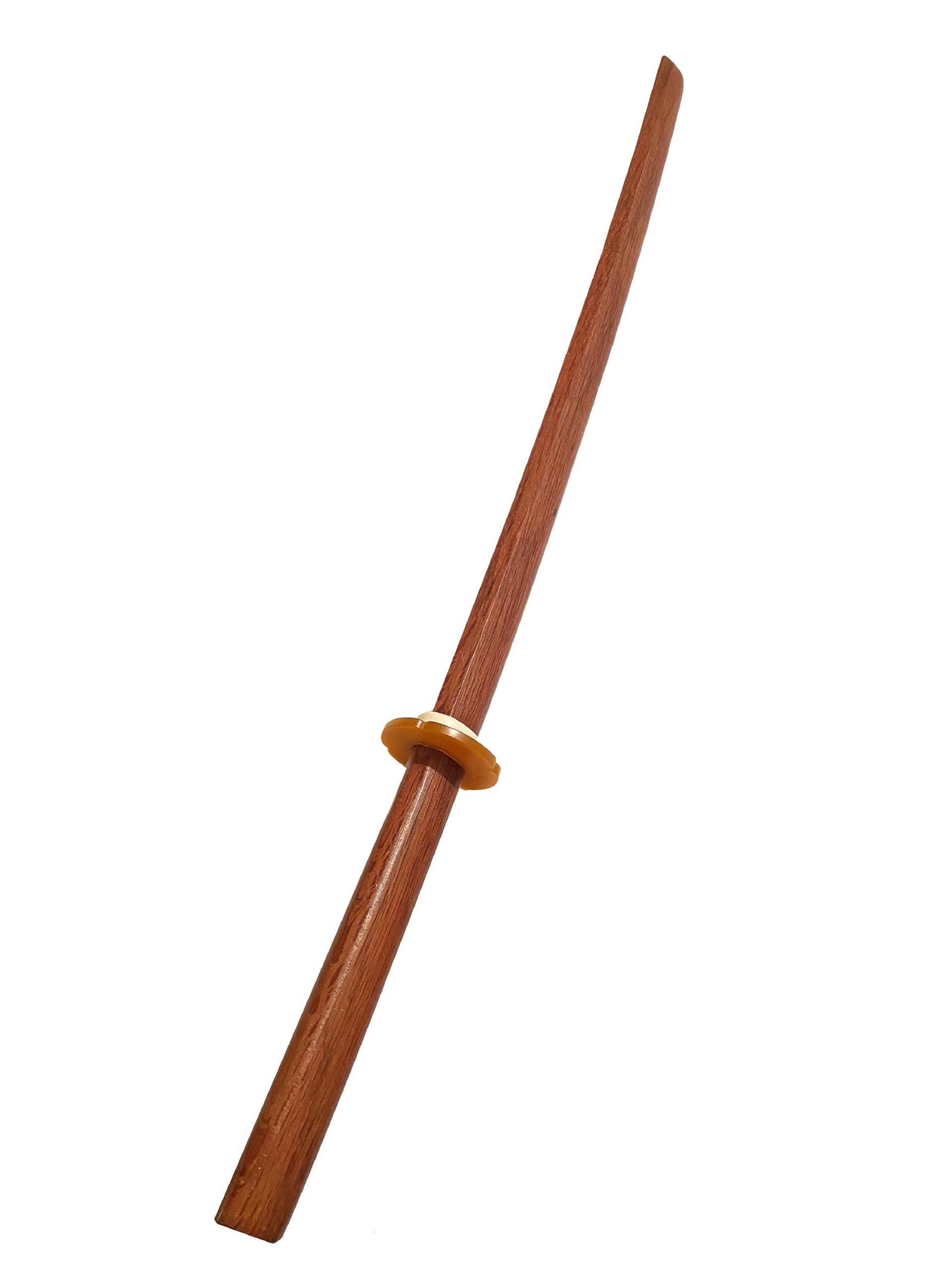 Set Bokken Roteiche mit Saya - 100 cm mit Tsuba - Trainingsschwert Japanisch - Holzschwert Aikido, Iaido, Kempo, Kobudo, Kampfkunst