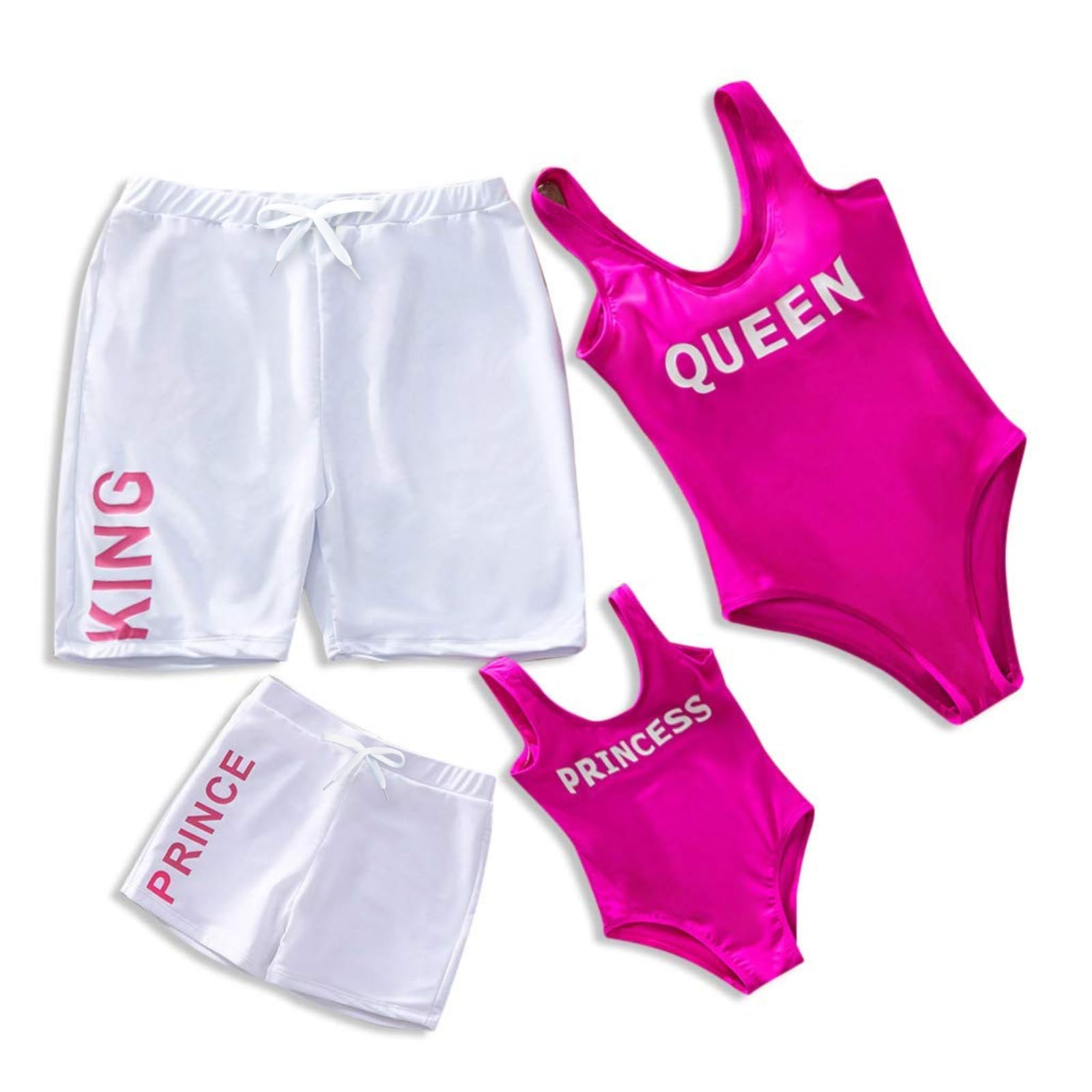 IFFEI Mommy and Me Family Matching Swimsuits One Piece Swimwear Beachwear