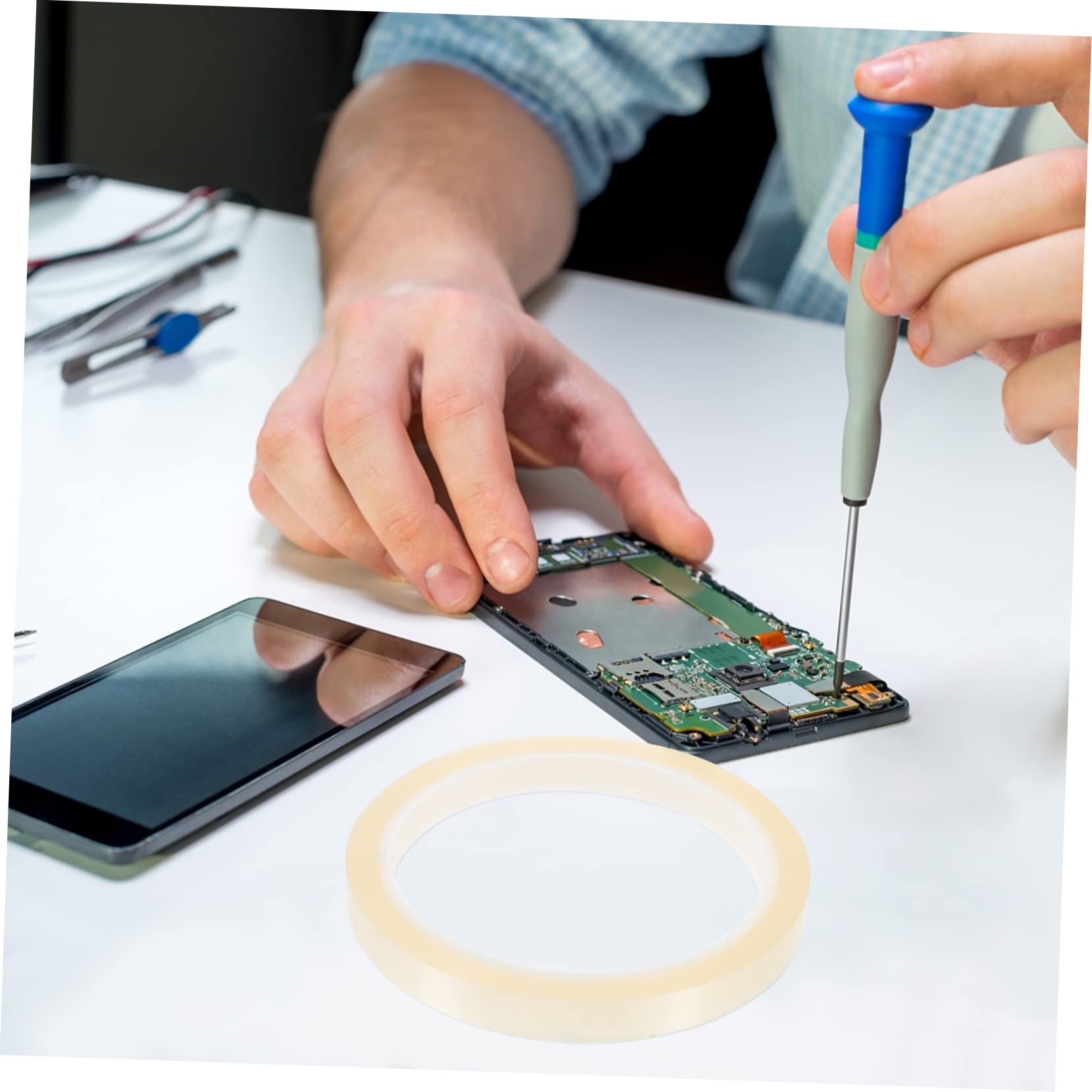 HOMOCONO High Temp Tape 4 Rolls Heat Resistant Transfer Tape for Heat Transfer Vinyl