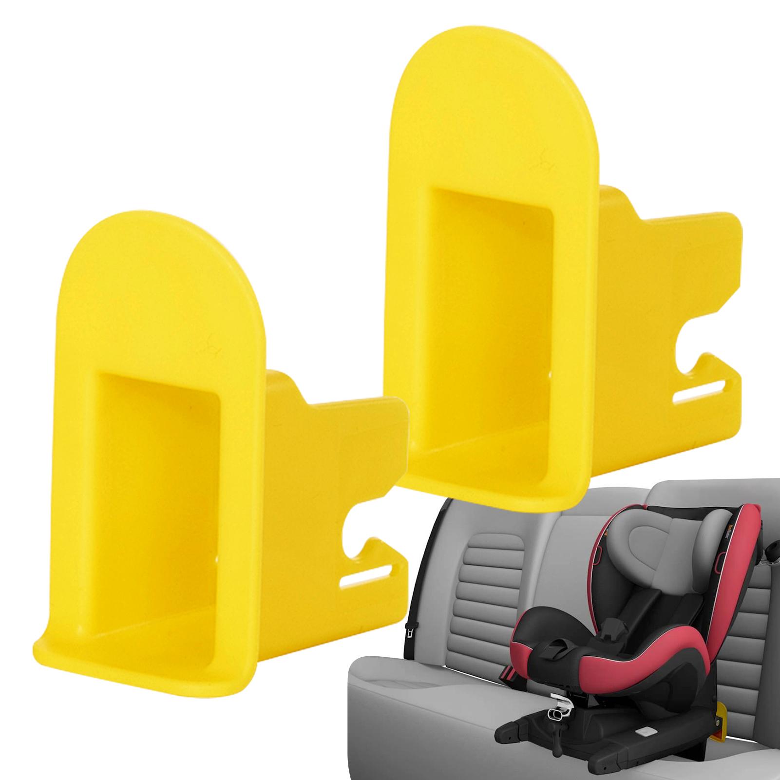 Car Seat Lock Guides, Car Safety Seat Holder, 2 Pieces Car Seat Holder Connectors Fixed Guide , Highly Compatible Car Seat Lock Holder for Baby Car Seats