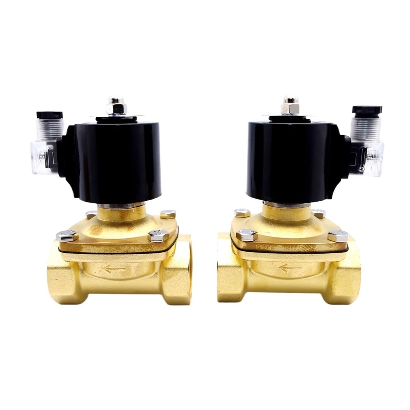 1PCS 2W-500-50 DN50 2inch 12V Water Solenoid Valve 220v Normally Closed 2Way Electric Valve(BSP-AC110V)