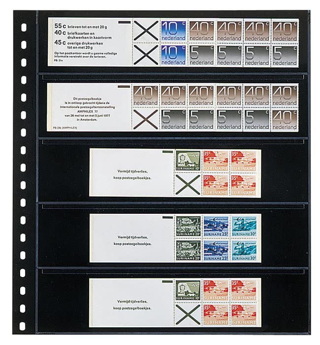 Feuilles transparentes Lindner 825 de rechange pour grand carnet