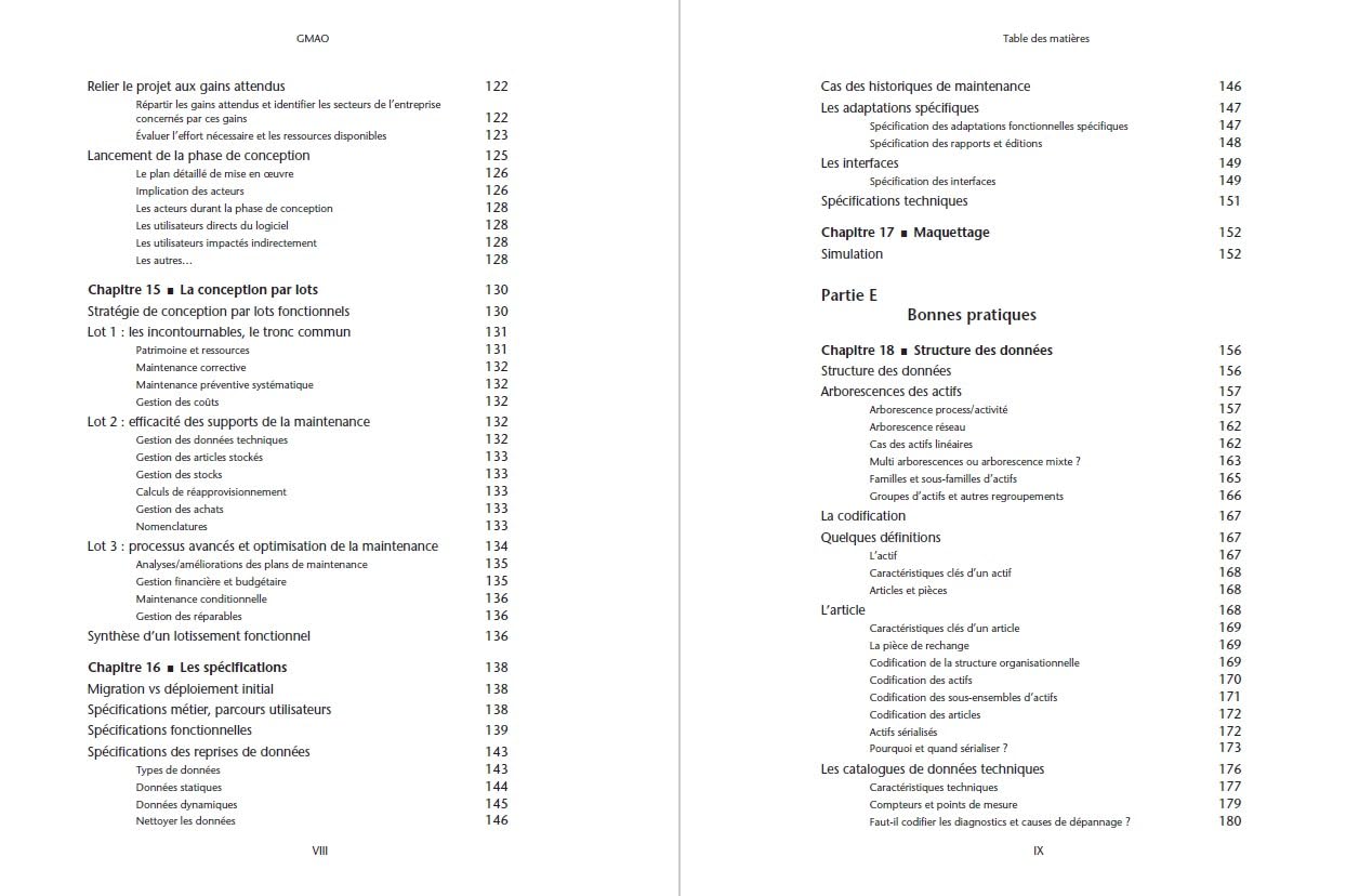 GMAO: Choix - Mise en place - Utilisation - Efficience