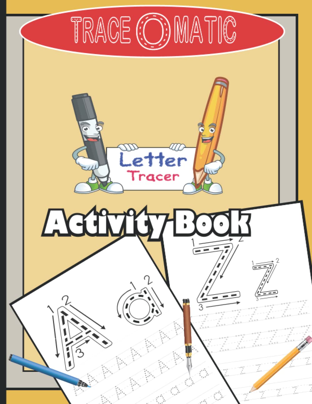 Trace-O-Matic Letter Tracer Activity Book