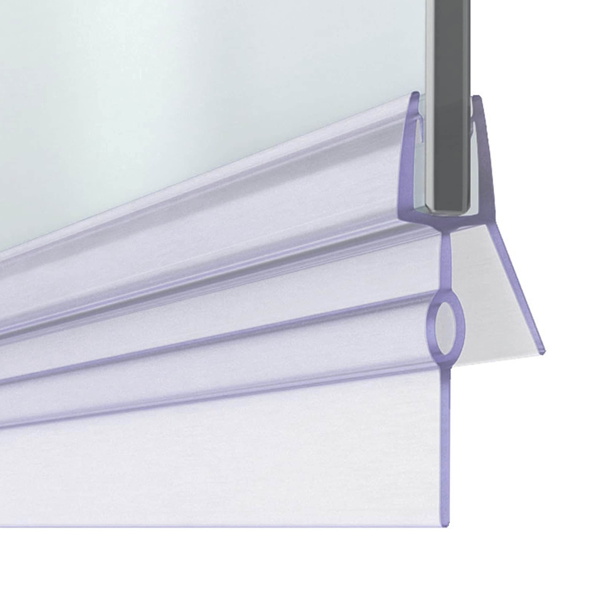 PREMIUM GRID Shower Screen Seal 100cm, 46mm Easy DIY Installation