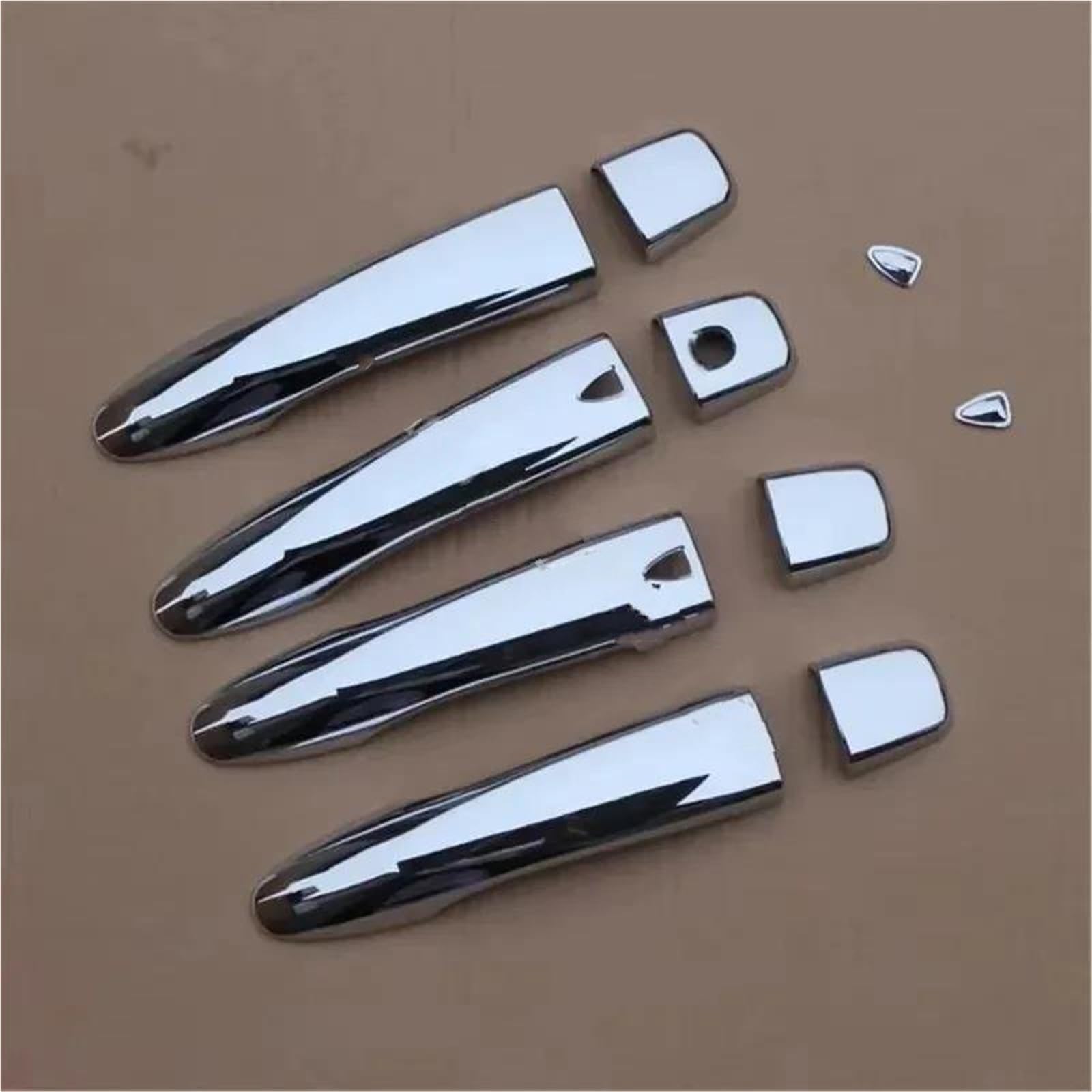 CSSPDM for Nissan X-Trail T32 MK3 Rogue W.S.K2014~2020 X Trail XTrail Chrome Car Door Handle Cover Sticker Styling Accessories(Style2)