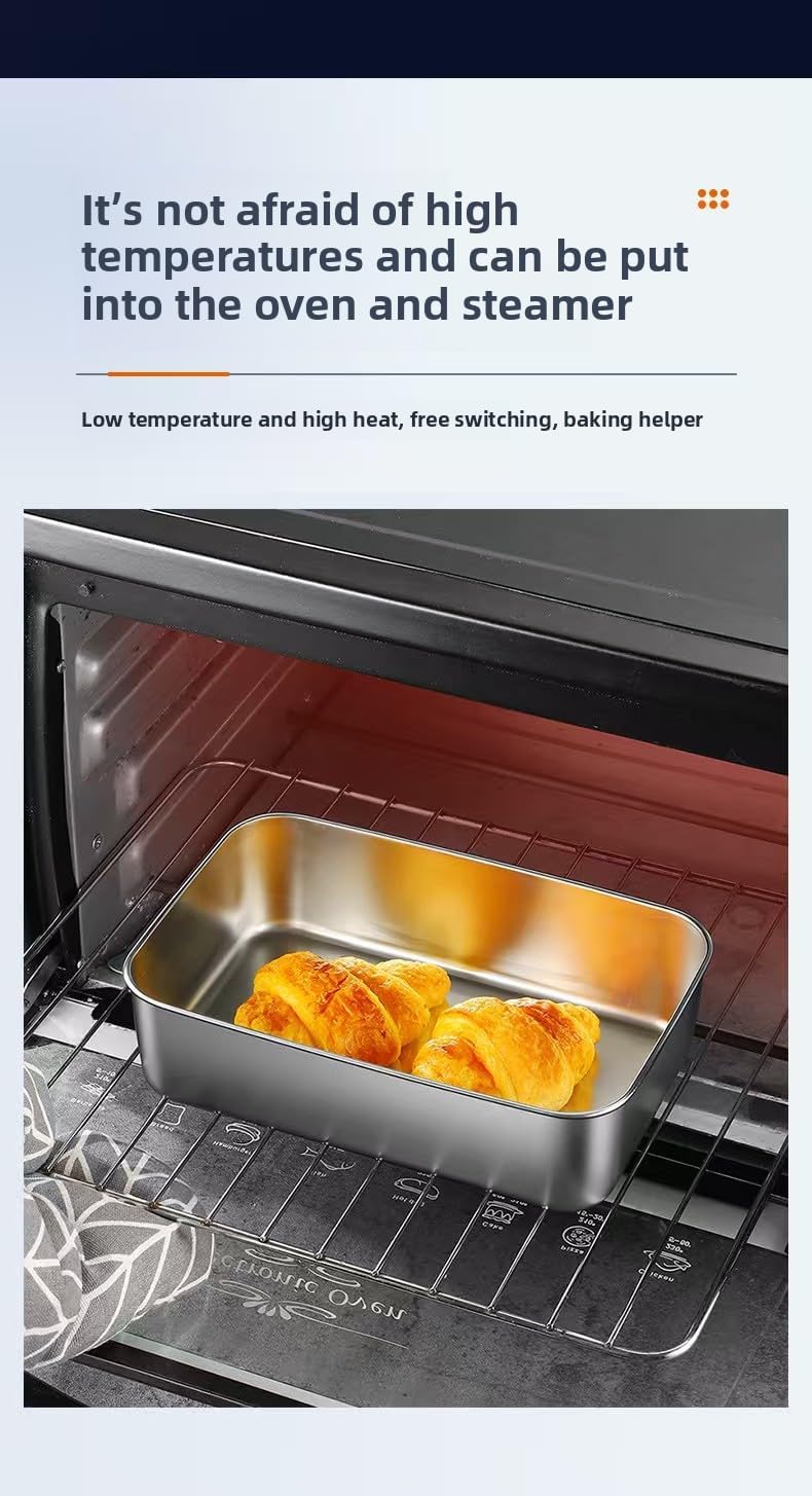 5 pack Stainless Steel Food Storage Containers Metal Food Lunch Box Stackable Bento Box with Lid for Kitchen Travelnic and Camping Tableware - Image 7