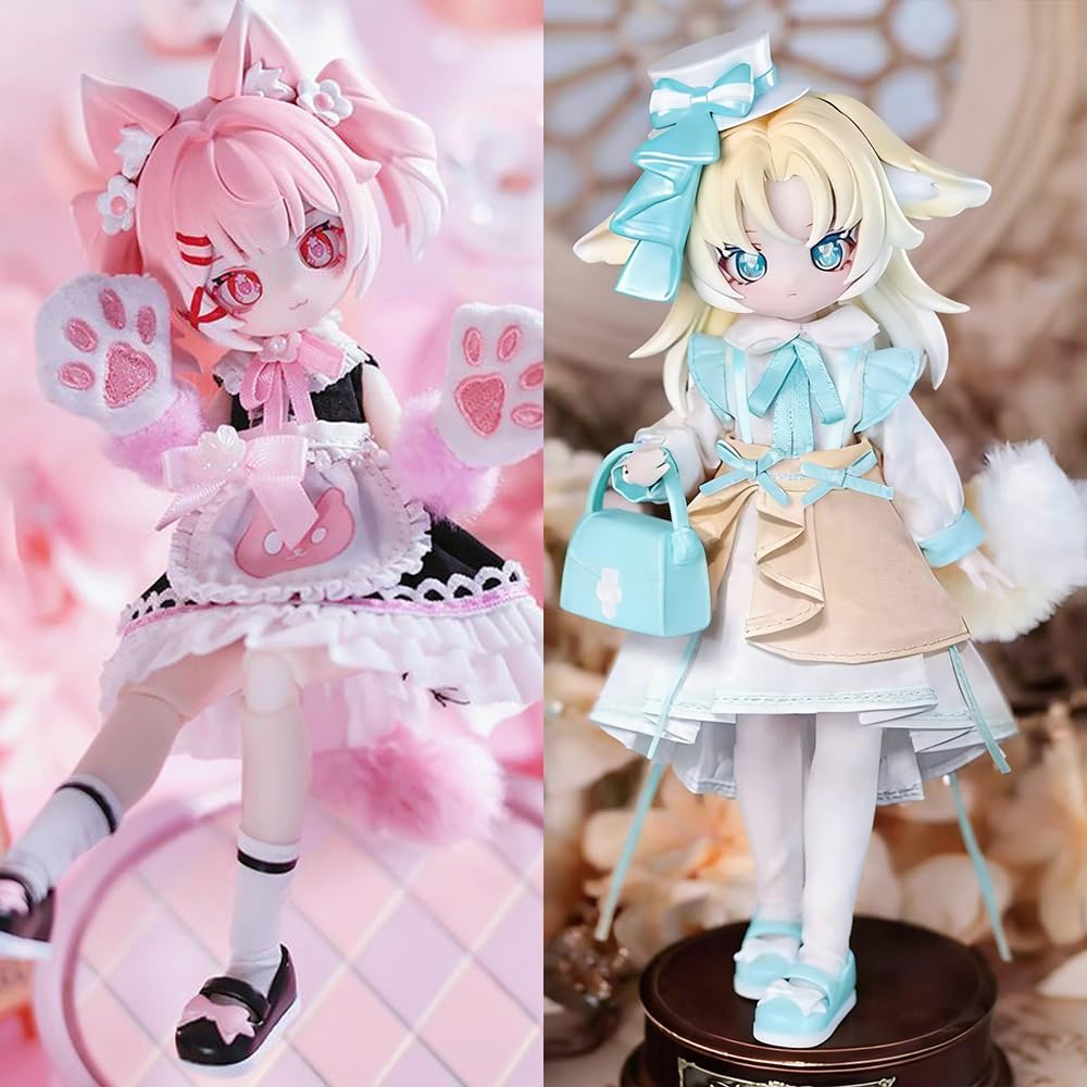 Oddity Reconstruction Series Collectable Anime Figures 1/12 BJD Doll Action Figure Movable Dolls with Doll Clothes Gift Toys (Single Box)