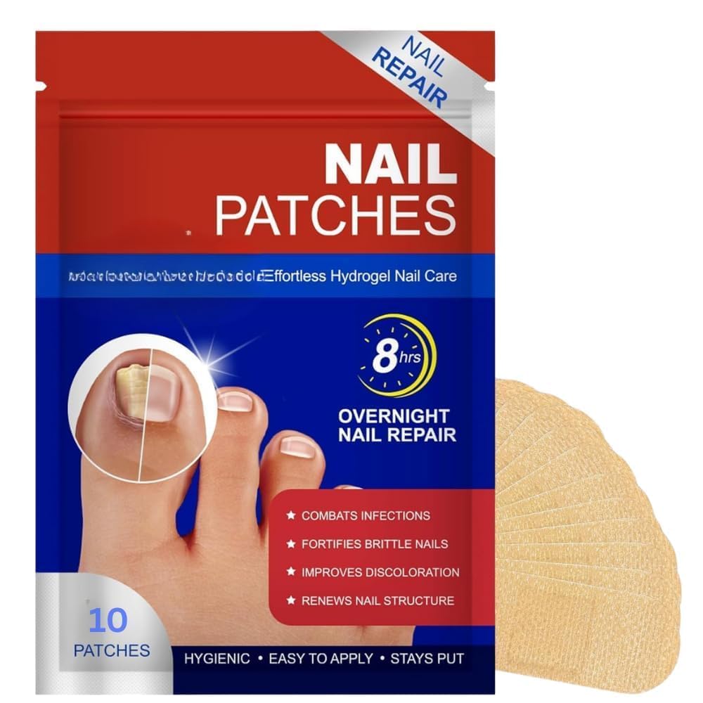 Fungal Nail Patch Treatment – Antifungal Toenail & Fingernail Solution | Kills Nail Fungus at Root | Easy-to-Use Patches (10 Patch)