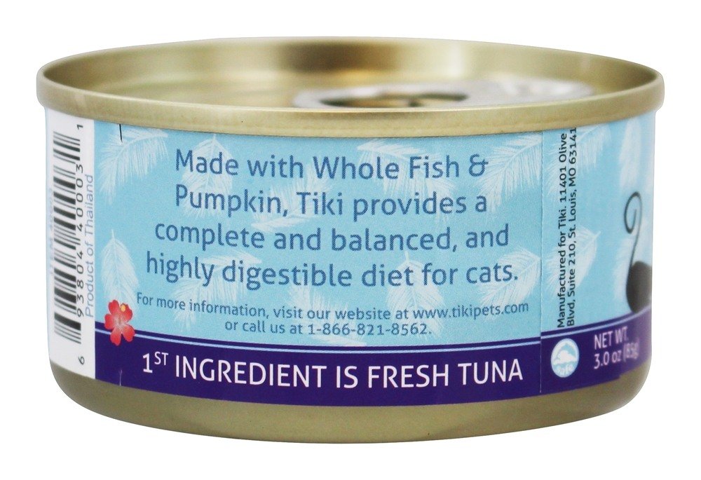 Tiki Cat - Aloha Friends Grain Free Canned Cat Food Tuna with Calamari & Pumpkin