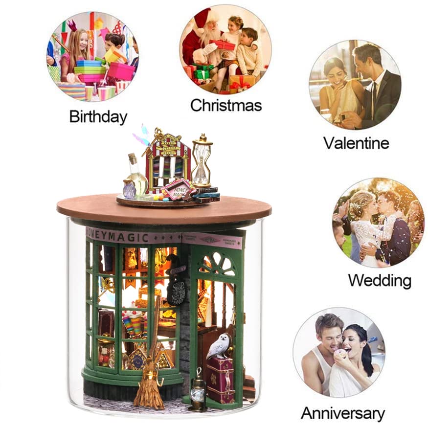 TOPBSFARNY Kit De Maison De Poupée Miniature à Monter Soi