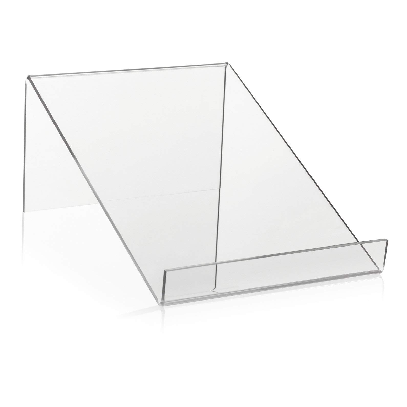 VITAdisplays Book Stand, bookend as Goods Carrier and Book Shelf Made of Original Plexiglas (21.0 x 15.0 x 9.0 cm)
