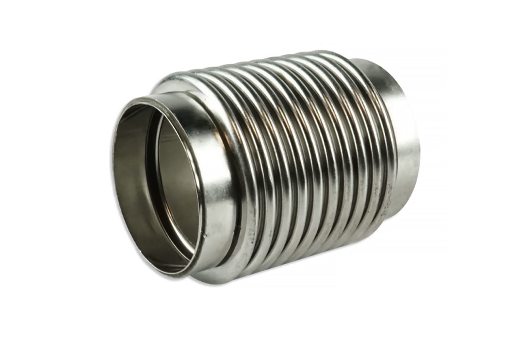 Aukson Tubo Flessibile Di Scarico Universale 3x6 Pollici - In Acciaio Inox Con Tubo Ondulato Interno Per Auto