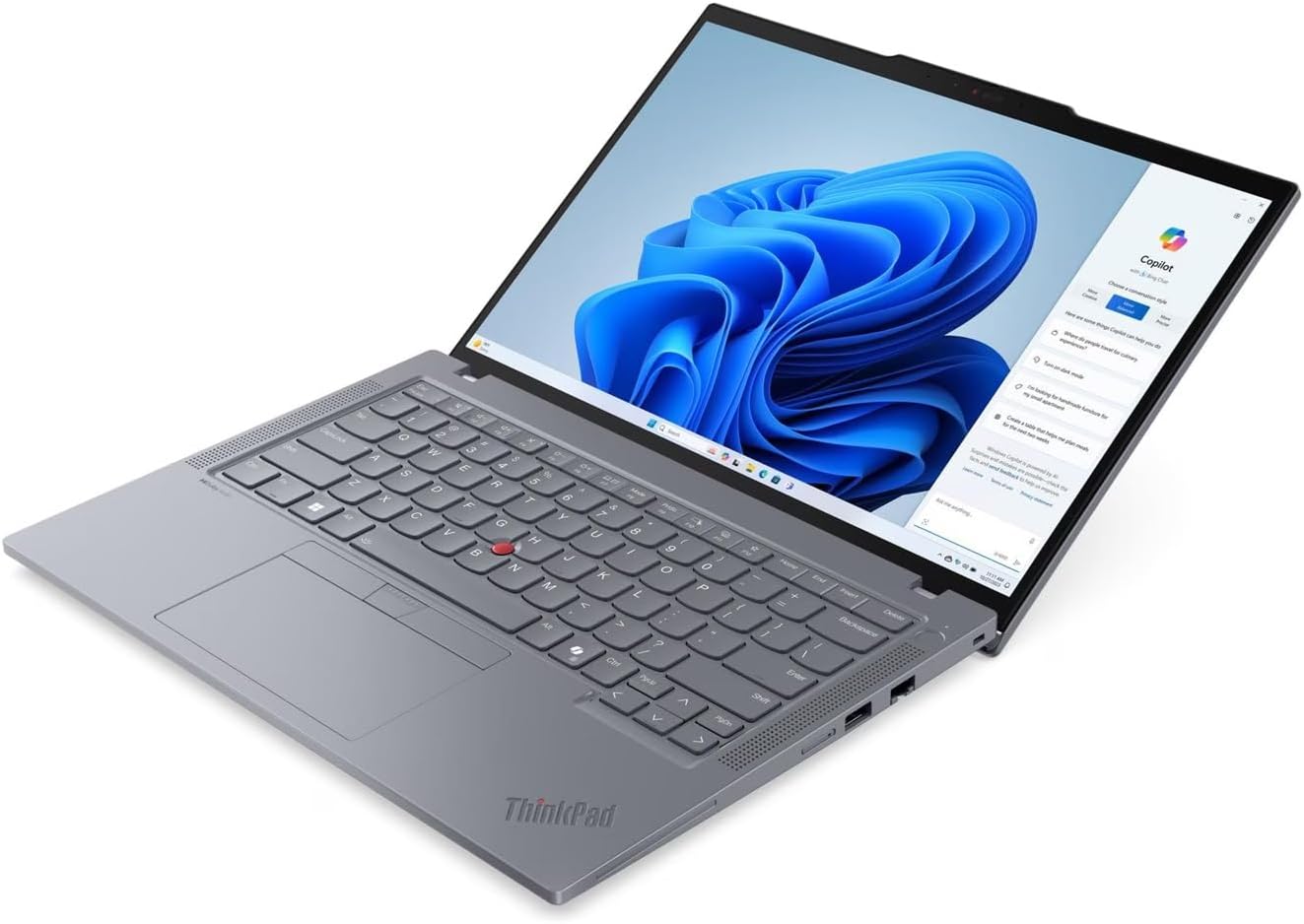 Lenovo ThinkPad T14 Business AI PC Laptop (14" FHD+, Intel 12-Core Ultra 5 125U (> i7-1355U), 16GB DDR5 RAM, 512GB SSD), Backlit, Fingerprint, 5MP RGB Webcam, 2x Thunderbolt 4, Ethernet, Win 11 Pro