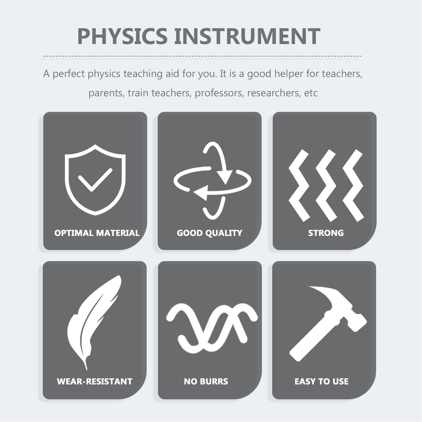 Cabilock Kit Didattico Scolastico per Esperimenti di Laboratorio, Apparecchio Sperimentale Campo Magnetico, Strumento di Fisica Portatile per Insegnamento Elettromagnetismo