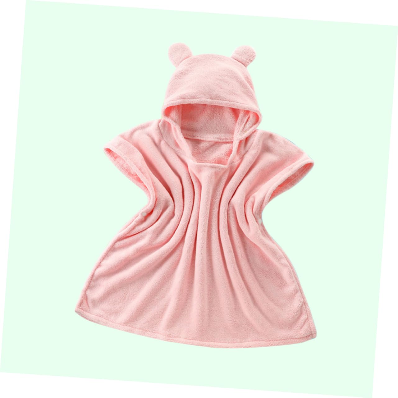 TOYANDONA Toalla de Baño para Bebé Súper Suave con Capucha Y Orejas Absorbente Tamaño para Niños Y Niñas Y Lavable a Máquina