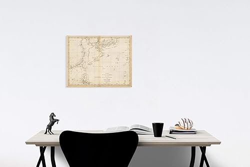 Miniatura 3 de Mapa histórico carta de descubrimientos hecha en 1787, en los mares de China y la tartaria, por The Boussole and Astrolabe, 1798, Jean Francois