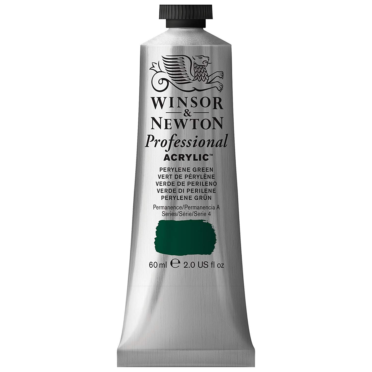 Winsor & Newton 2320460 Professional Acrylic Colour, Perylene Green, 60 ml (Pack of 1)