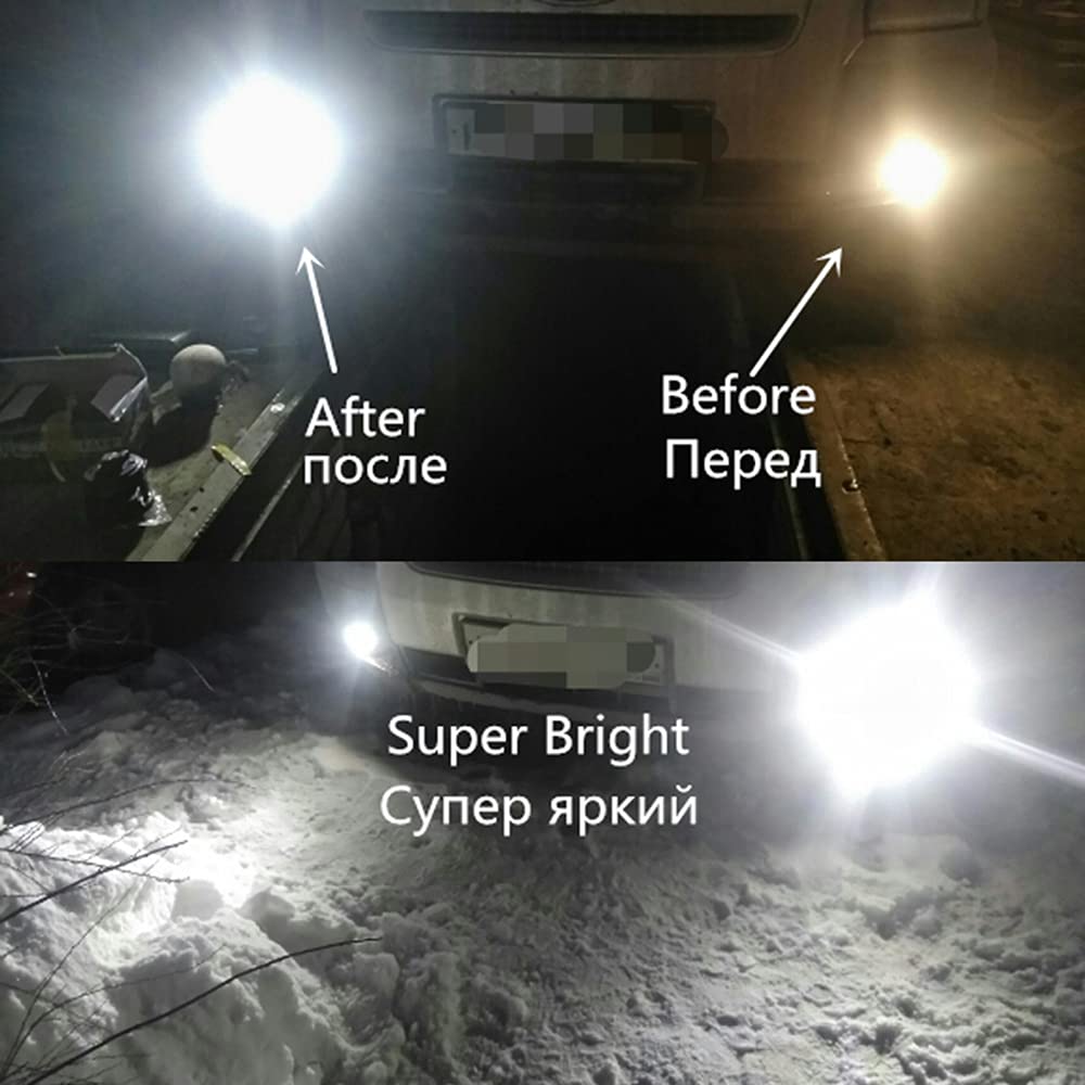 Dla Nissan Navara D40 Note E11 Pathfinder R51 Światła przeciwmgielne Żarówki LED dla Mitsubishi L200 Outlander 2 Pajero 4 Galant Grandis 2szt