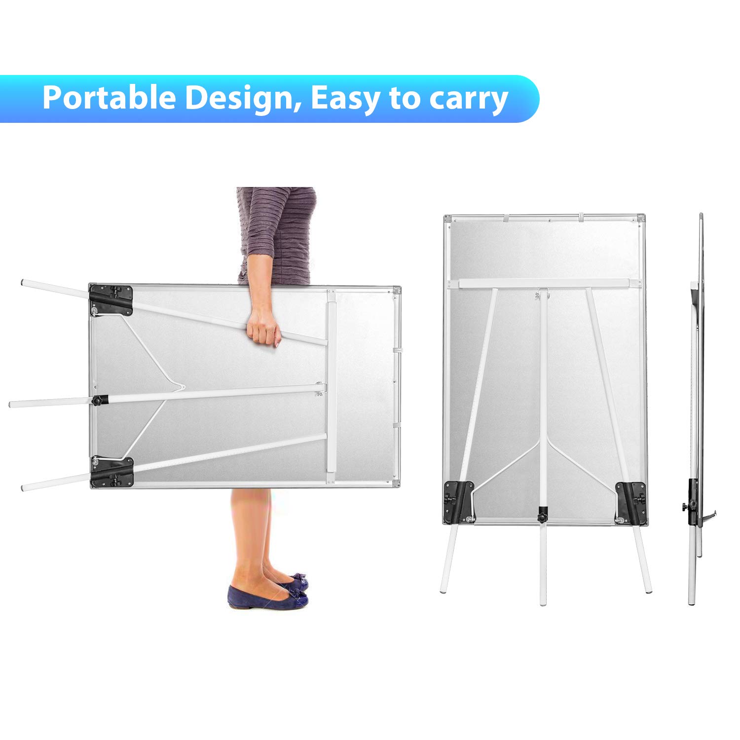 Easel Whiteboard Portable Dry Erase Easel Board 36 x 24