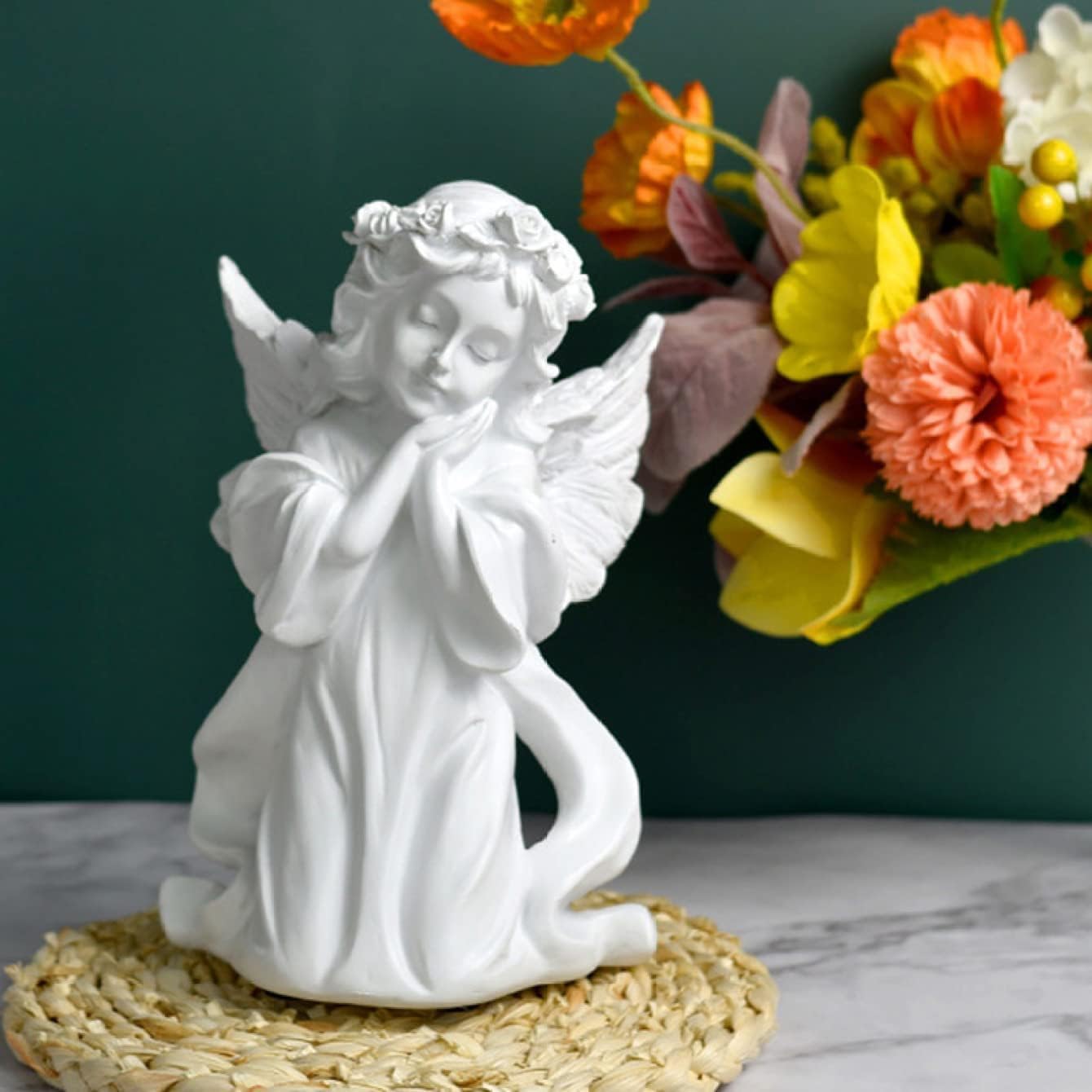 【美品】天使　エンジェル　北欧　ガラス　置物　インテリア　工芸品　美術品 Amazon.co.jp: インテリア雑貨 オブジェ モダン 天使 天使の像