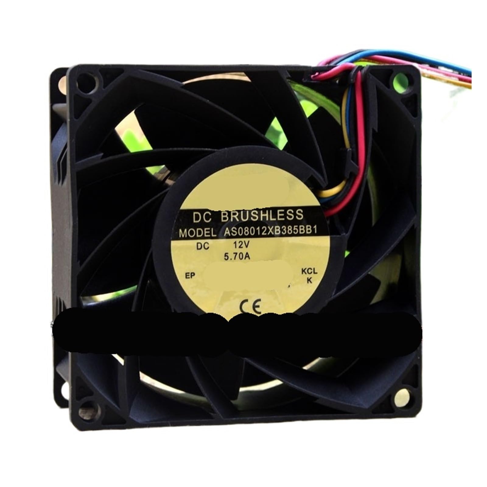 OKEWGHFL AS08012XB385BB 12V 5.70A 8038 80 * 80 * 38mm 8cm COOLING FAN