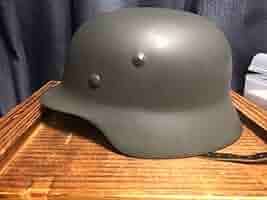 ドイツ国防軍　ww2　m40　レプリカ Amazon.co.jp: ドイツ軍 M40 ヘルメット レプリカ 金属製 サイズ