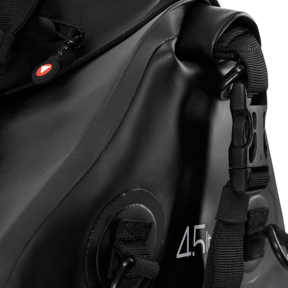Dainese - Explorer WP Duffel Bag 45L, Bolsa de Viaje para Moto, Material Impermeable, PVC, para Hombres y Mujeres, Negro, N