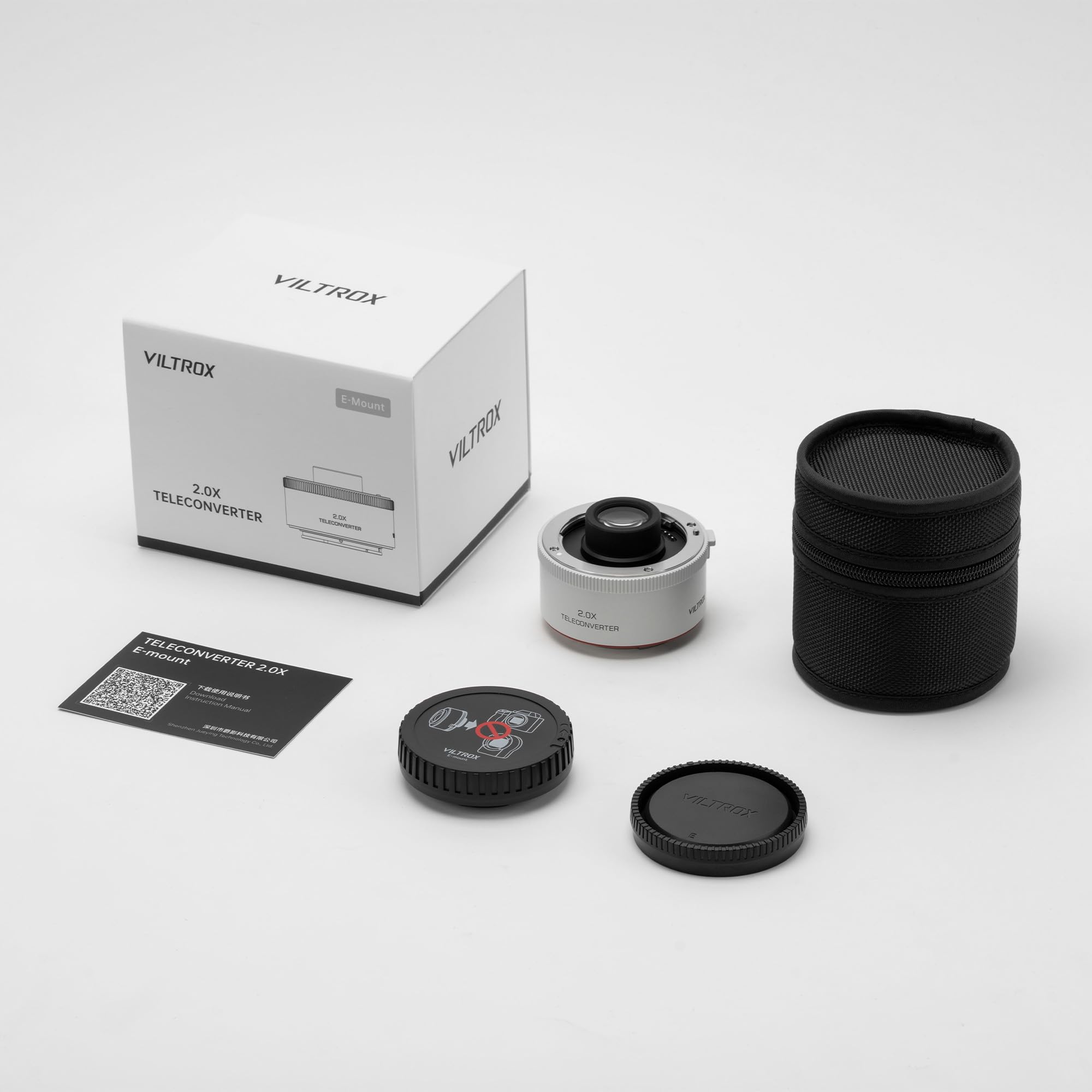 VILTROX TC-2.0X, 2x Teleconvertitore Obiettivo per Sony, Auto Focus Teleconverter Lens per Sony FE Obiettivi 70-200gmii 70-200gii 100-400gm 200-600g 400F28gm 300F28gm VILTROX 135mm F1.8 LAB FE