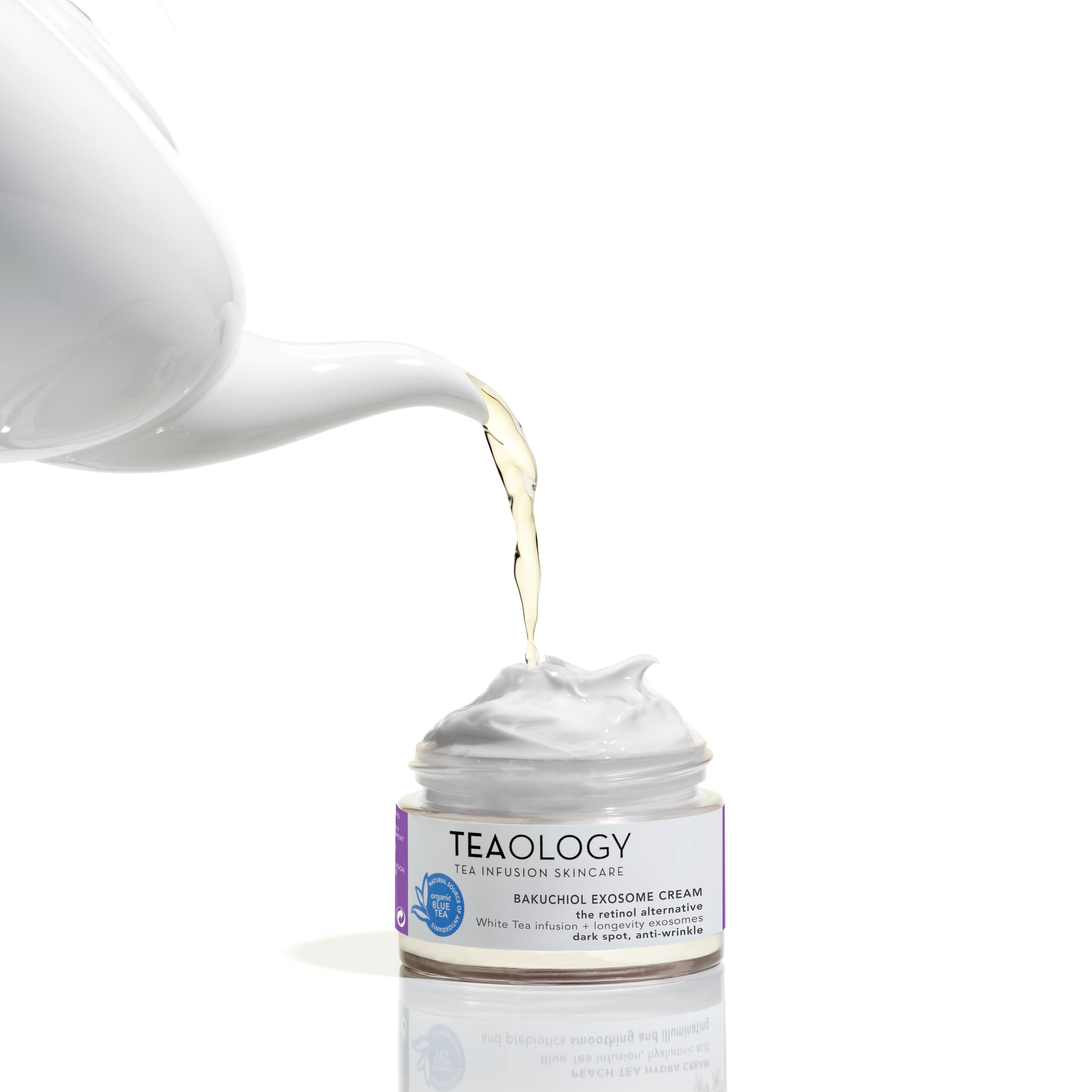 Teaology Bakuchiol Exosome Cream I per la cura della pelle I contro le macchie di pigmento, anti invecchiamento