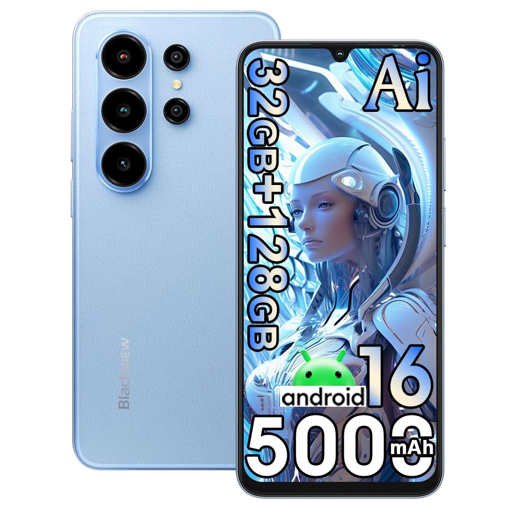 Blackview Wave 10 Mobile Phone Without Contract, 32GB+128GB/2TB