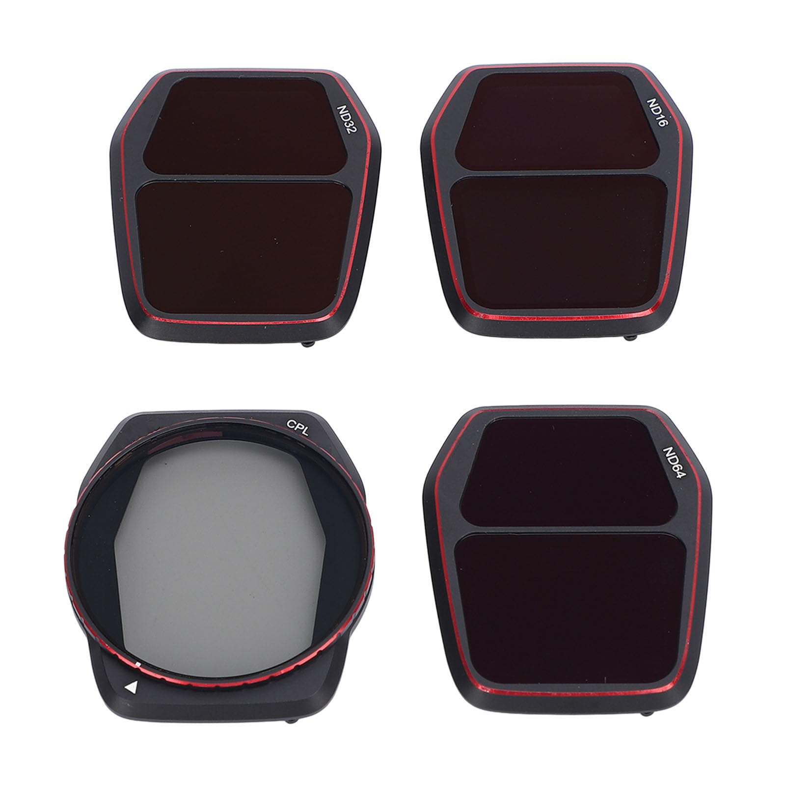 Filtro ND PL Conjunto de Air 3S, 4 Pack Cpl ND16 ND32 ND64 Filtros Multifunción de Densidad Neutra, Accesorios de Lentes de Drones, Vidrio óptico HD, Múltiples Recubrimiento