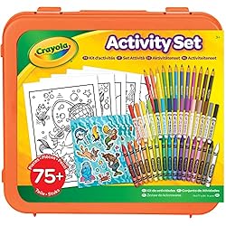 Maletin Crayola CRAYOLA- Maletín para Colorear, Rotuladores Lavables, Ceras, Lápices, 95 Piezas, Actividad Creativa para Niños, Colores Surtidos, 04-1089